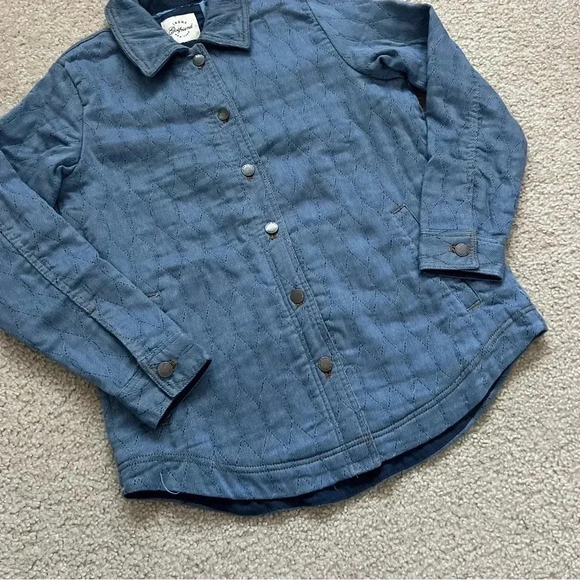 Jachs Girlfriend Ladies Quilted Shirt Jacket Women Size Small Blue 1791105 NWT - Picture 9 of 15